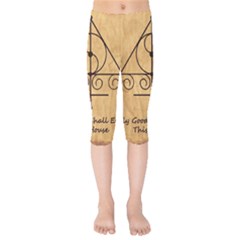 Kids  Capri Leggings  
