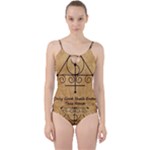Only Good Shall Enter This House Cut Out Top Tankini Set
