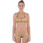 Only Good Shall Enter This House Cross Back Hipster Bikini Set