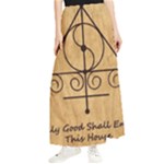 Only Good Shall Enter This House Maxi Chiffon Skirt