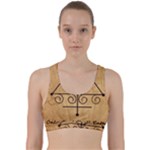 Only Good Shall Enter This House Back Weave Sports Bra