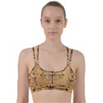 Only Good Shall Enter This House Line Them Up Sports Bra