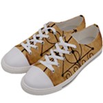 Only Good Shall Enter This House Women s Low Top Canvas Sneakers