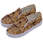 Only Good Shall Enter This House Kids  Canvas Slip Ons