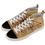 Only Good Shall Enter This House Men s Mid-Top Canvas Sneakers