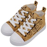 Only Good Shall Enter This House Kids  Mid-Top Canvas Sneakers