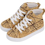 Only Good Shall Enter This House Kids  Hi-Top Skate Sneakers