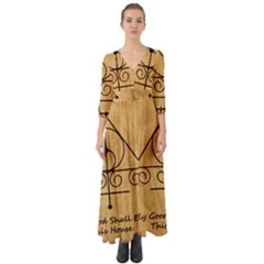 Button Up Boho Maxi Dress 