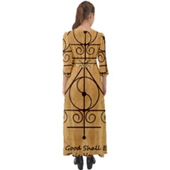 Button Up Boho Maxi Dress 