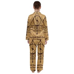 Women s Long Sleeve Satin Pajamas Set 