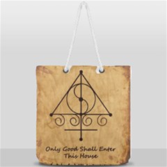 Full Print Rope Handle Tote (Large) 