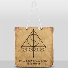 Full Print Rope Handle Tote (Large) 