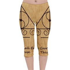Velvet Capri Leggings  