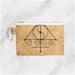 Only Good Shall Enter This House Canvas Cosmetic Bag (Small)
