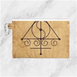 Only Good Shall Enter This House Canvas Cosmetic Bag (Large)
