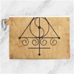 Only Good Shall Enter This House Canvas Cosmetic Bag (XL)