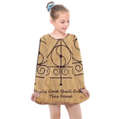 Kids  Long Sleeve Dress 