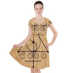 Cap Sleeve Midi Dress 