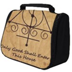 Only Good Shall Enter This House Full Print Travel Pouch (Big)