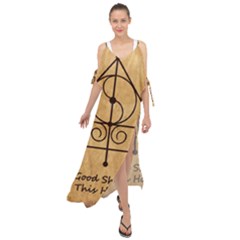Maxi Chiffon Cover Up Dress 