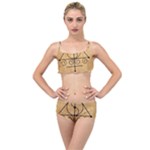 Only Good Shall Enter This House Layered Top Bikini Set