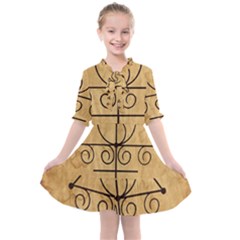 Kids  All Frills Chiffon Dress 