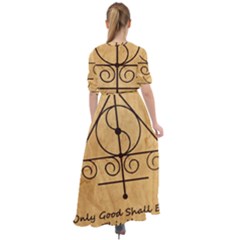 Waist Tie Boho Maxi Dress 
