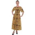 Only Good Shall Enter This House Shoulder Straps Boho Maxi Dress 