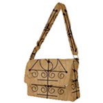 Only Good Shall Enter This House Full Print Messenger Bag (M)