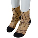 Only Good Shall Enter This House Men s Low Cut Socks