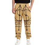 Only Good Shall Enter This House Men s Elastic Waist Pants