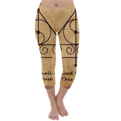 Capri Winter Leggings Front Capri Winter Leggings Front