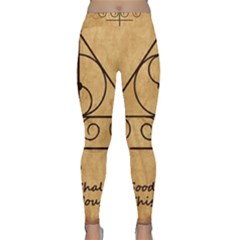 Classic Yoga Leggings Front Classic Yoga Leggings Front
