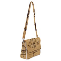 Shoulder Bag with Back Zipper 