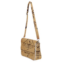 Shoulder Bag with Back Zipper 