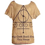Only Good Shall Enter This House Women s Oversized Tee