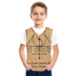 Only Good Shall Enter This House Kids  Basketball Tank Top