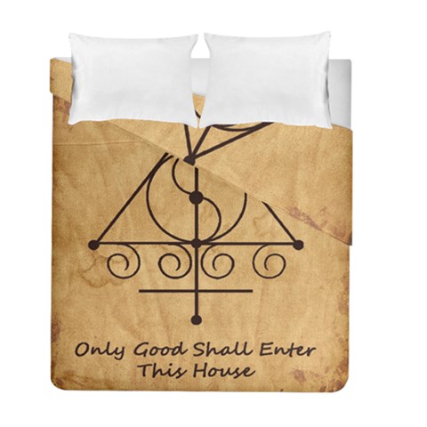 Only Good Shall Enter This House Duvet Cover Double Side (Full/ Double Size) from ArtsNow.com