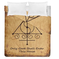 Only Good Shall Enter This House Duvet Cover Double Side (Queen Size) from ArtsNow.com