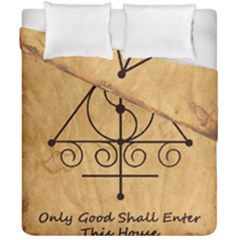 Only Good Shall Enter This House Duvet Cover Double Side (California King Size) from ArtsNow.com