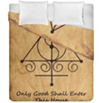 Only Good Shall Enter This House Duvet Cover Double Side (California King Size)
