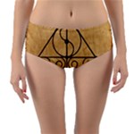 Only Good Shall Enter This House Reversible Mid-Waist Bikini Bottoms