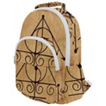 Only Good Shall Enter This House Rounded Multi Pocket Backpack