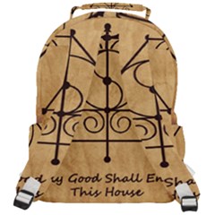 Rounded Multi Pocket Backpack 