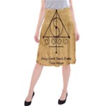 Only Good Shall Enter This House Midi Beach Skirt