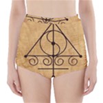 Only Good Shall Enter This House High-Waisted Bikini Bottoms