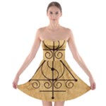Only Good Shall Enter This House Strapless Bra Top Dress