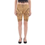 Only Good Shall Enter This House Yoga Cropped Leggings