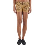 Only Good Shall Enter This House Yoga Shorts