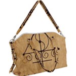 Only Good Shall Enter This House Canvas Crossbody Bag